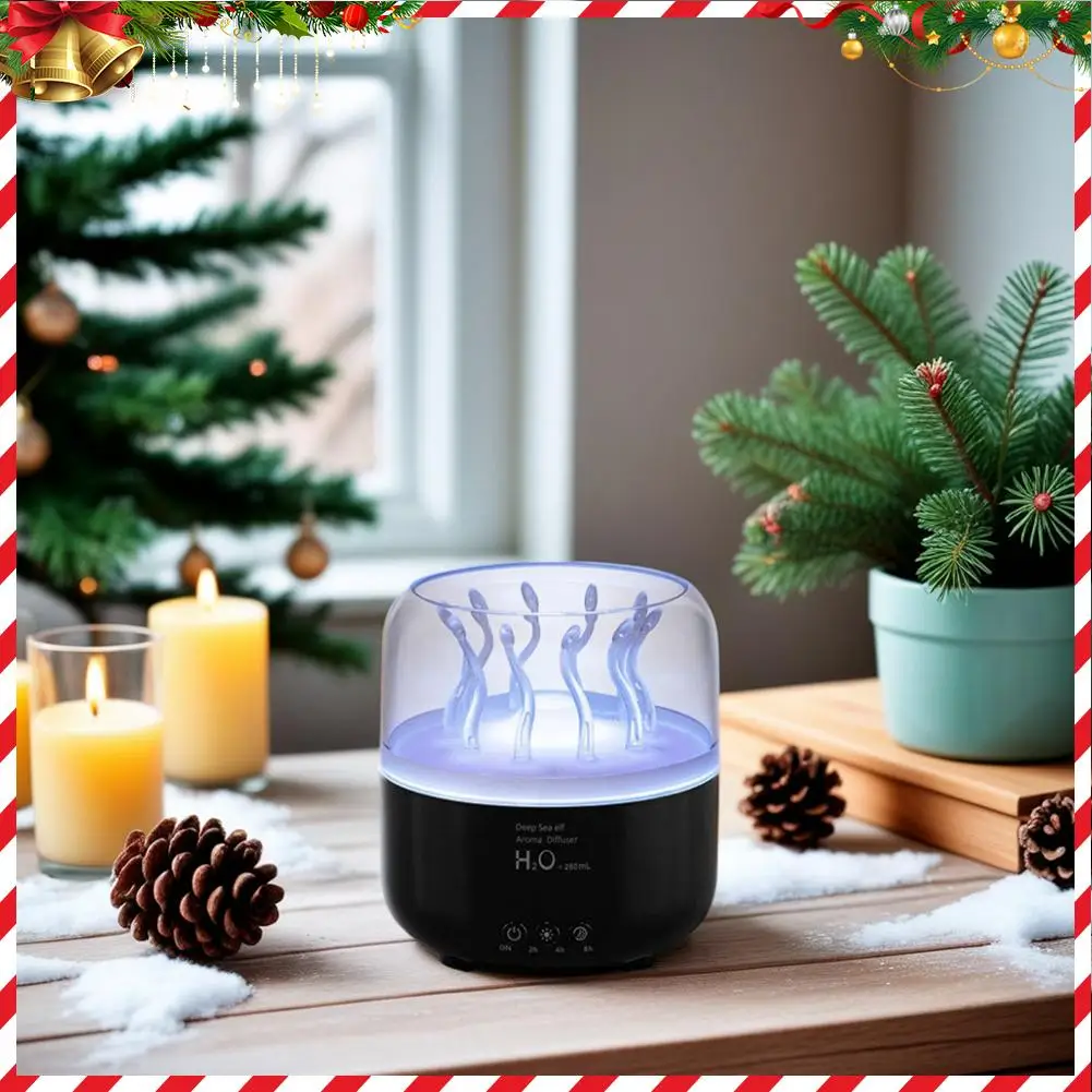 Humidificateur de méduse, Machine d'aromathérapie, atmosphère essentielle, anneau de pulvérisation de méduse, humidificateur pour chambre à coucher, aromathérapie