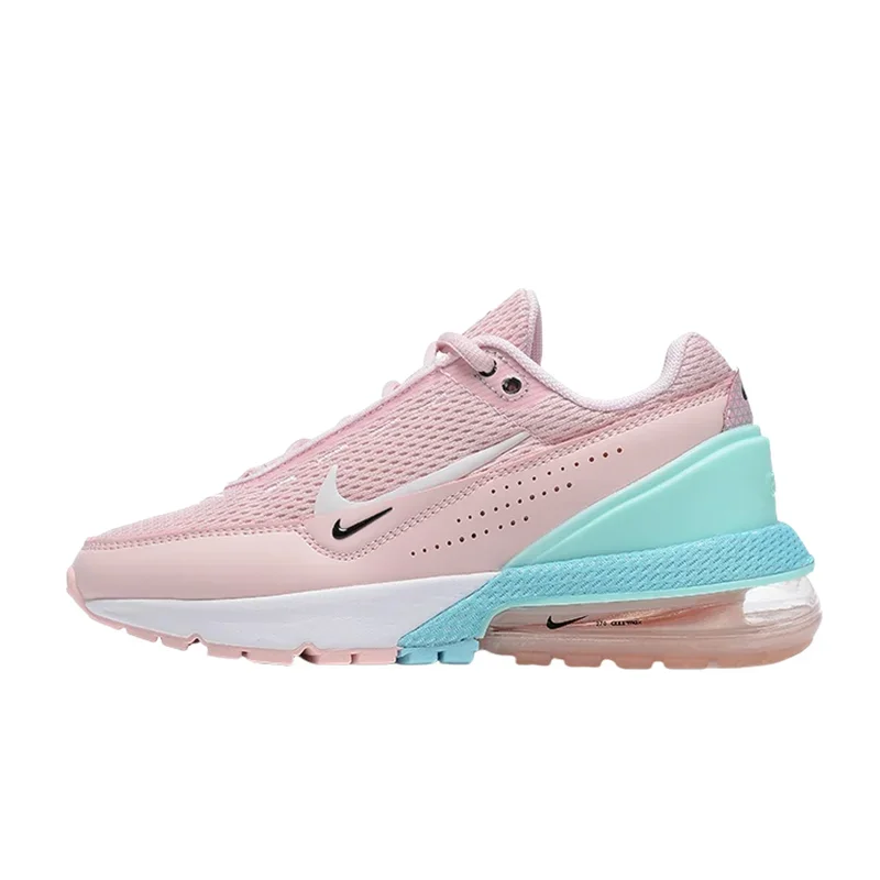 Nike Air Max Pulse Women's Pink Blue Cushioned Cushioned Anti-slip Wear Comfortable Retro Waffle Shoes