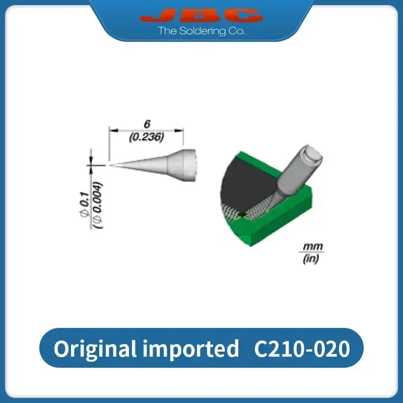 Оригинальная серия JBC C210, новая упаковка C210-002/018/020, паяльное жало, подходит для паяльной станции CD-2SHQF, инструменты для ремонта