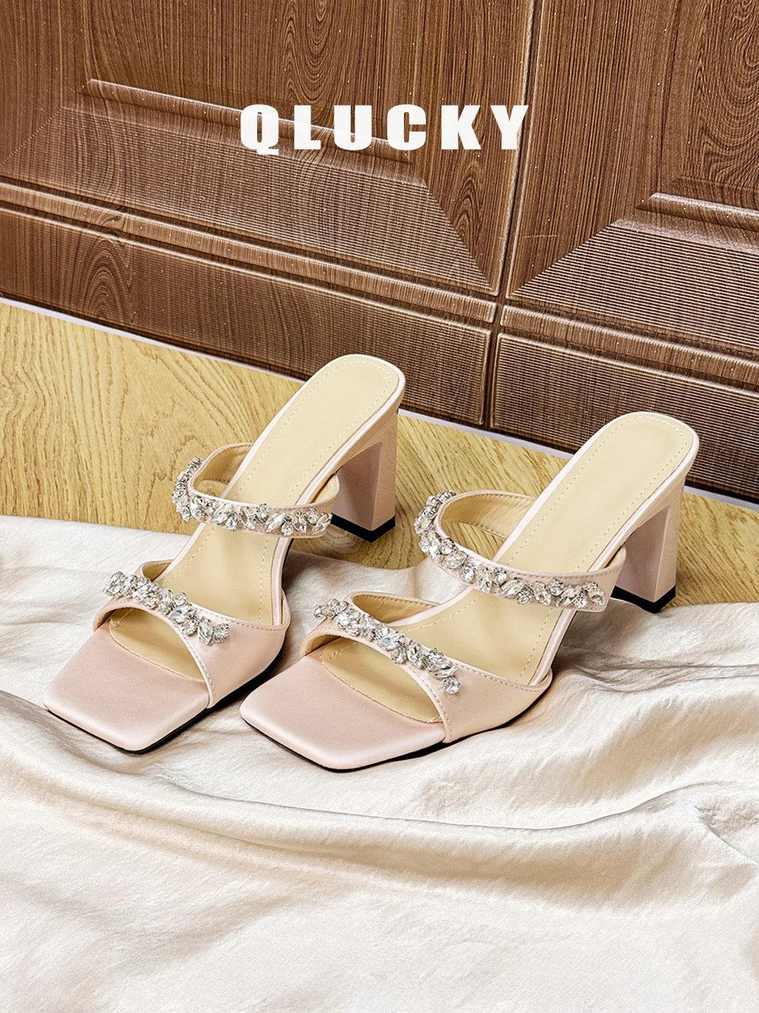 leather-version-beautiful-summer-sandals-women's-outdoor-wear-high-end-feeling-diamond-not-tired-foot-pink-thick-high-heels