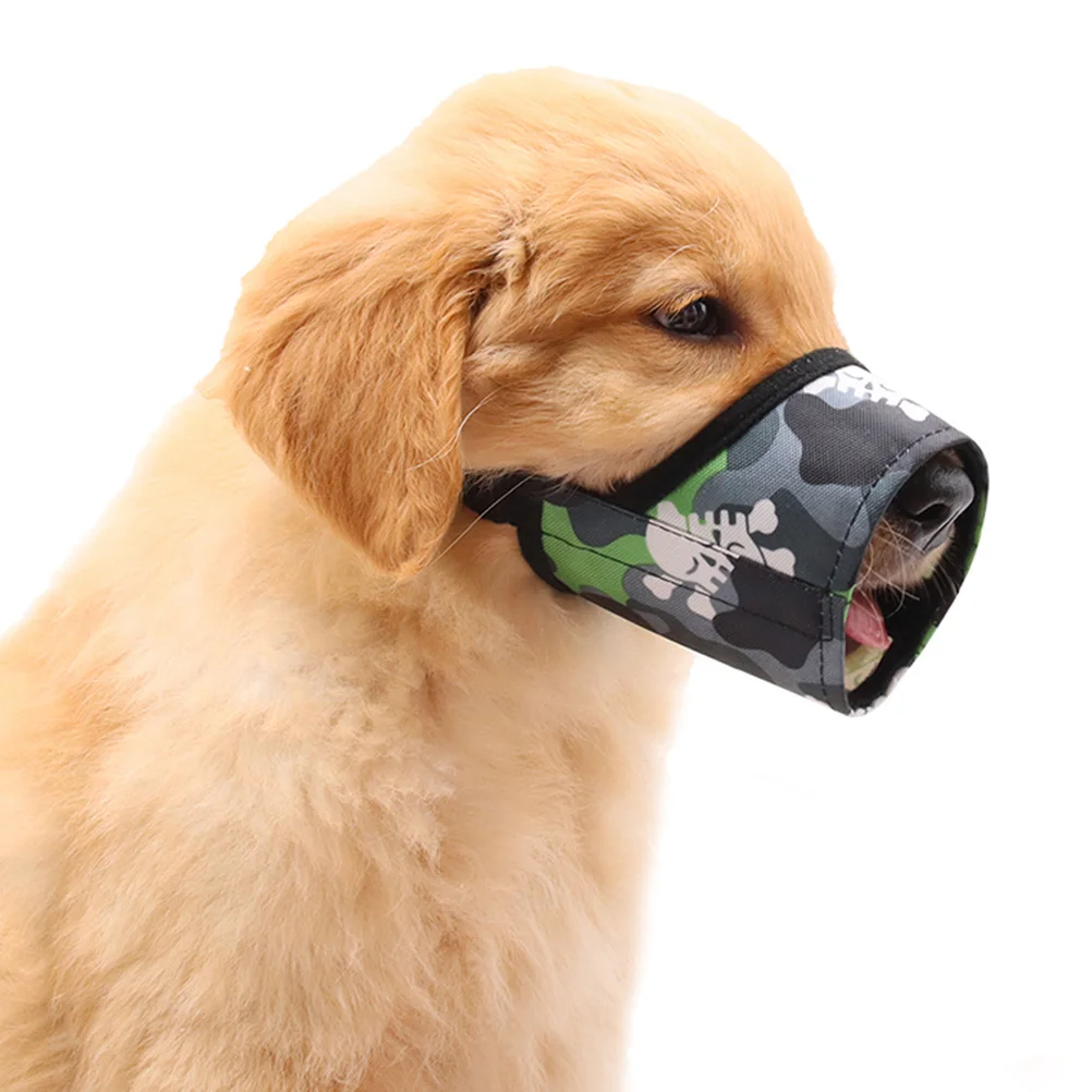 

3pcs Dog Muzzle Oxford Cloth Puppy Clippers Lightweight Durable Anti Bite Barking Chewing Prevention Secure Strap