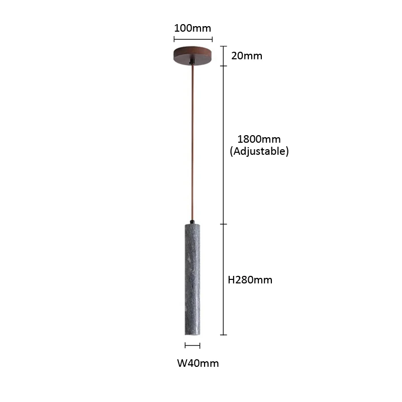 Wabi Sabi تأثيث المنزل الصغيرة Droplight الحديثة وبسيطة الإبداعية الرخام غرفة المعيشة مطعم بار LED مُثبتة في السقف الخفيفة