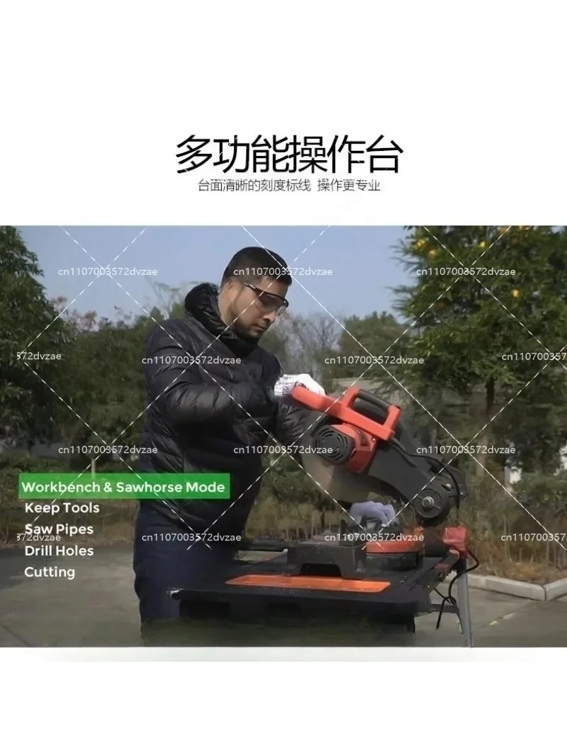 

Stainless Steel Multifunction Work Table Mobile Workstation with Wheels Folding Ladder DIY Platform for Home & Garden