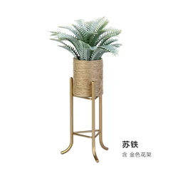 1:6 and 1:12 Mini Model Doll House Furniture Accessories Iron Flower Stand Potted Plant Vase Bjd Ob11 Blyth Soldier Lol Decor