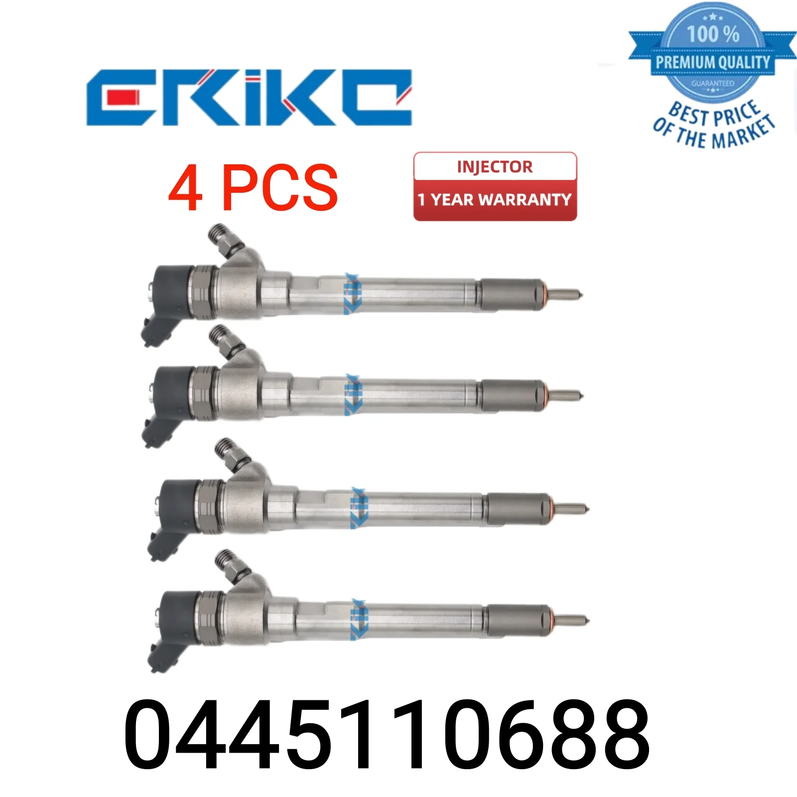 

4 PCS 0445110688 Injection Rail 0 445 110 688 Diesel Fuel Injector 0445 110 688 Common Rail Injector Assembly