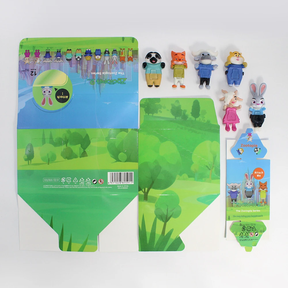 Boîte aveugle de Zootopia Disney, jolie figurine d'action Nick Judy, poupée en peluche, boîte mystère, figurines d'anime, sac à dos pendentif, cadeaux de noël