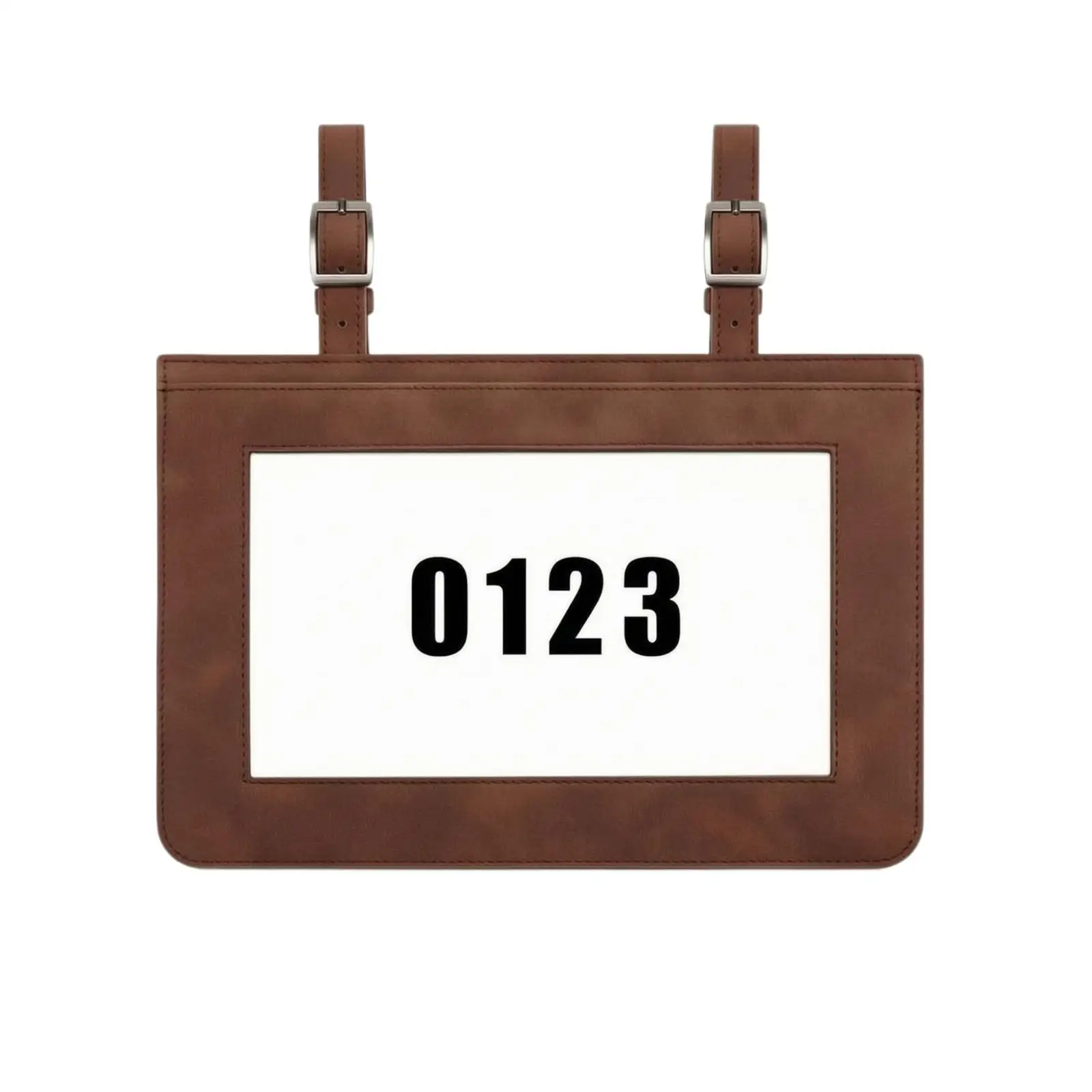 Equestrian Competition Number Holder with Clear View Window for Horse Show ID Tags and Event Identification