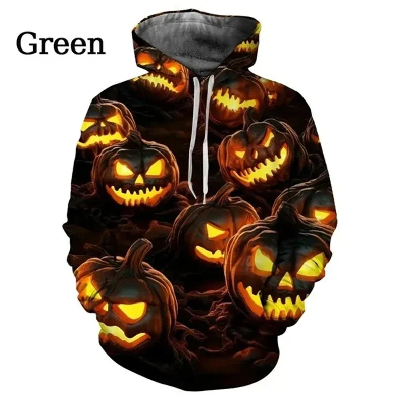 

Lantern Pumpkin Graphic Hoodie For Men Women Halloween 3D Printed Sweatshirt Spring Autumn Casual Pullover Long Sleeve Hoodies