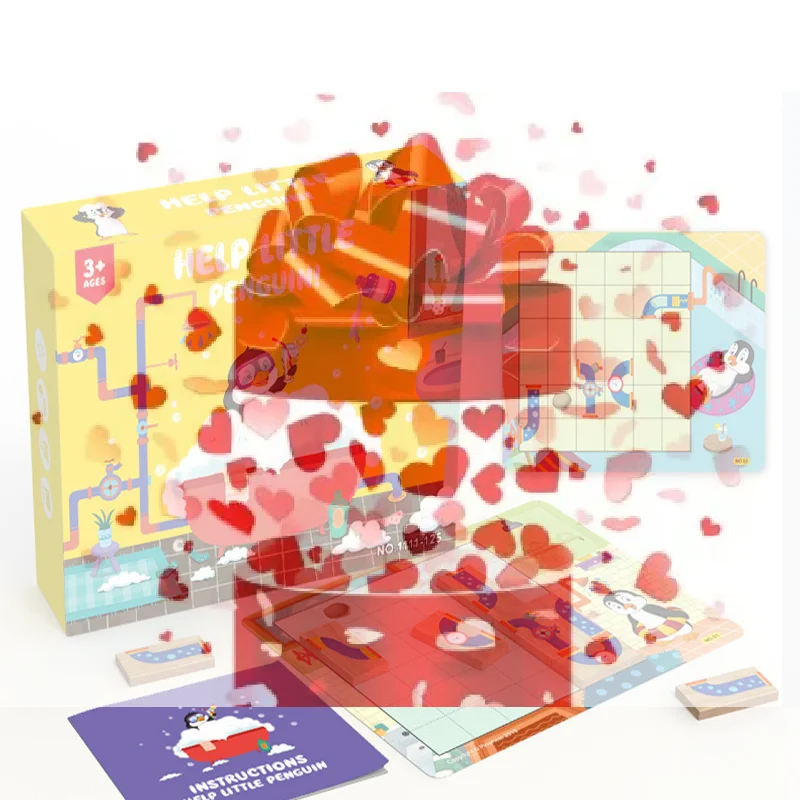 

Детская головоломка-лабиринт, игрушка для тренировки логического мышления, игра для развития, настольная игра для взаимодействия родителей и детей, развивающая игрушка для детей