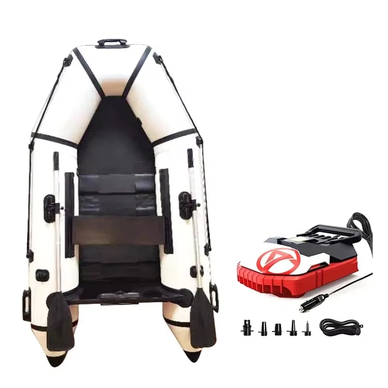 Fishing Rubber Dinghy Hypalon Rigid Inflatable Boat With Custom Outboard Motor