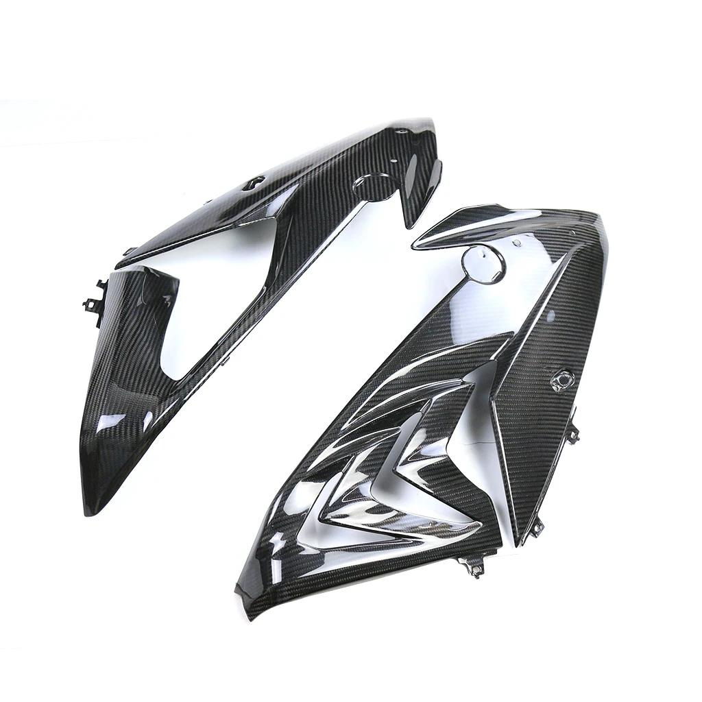 3K Pure Dry Carbon Fiber Motorcycle Accessories Side Panel Fairing Air Deflector Spoilers  For BMW S1000RR 2015 2016 2017 2018