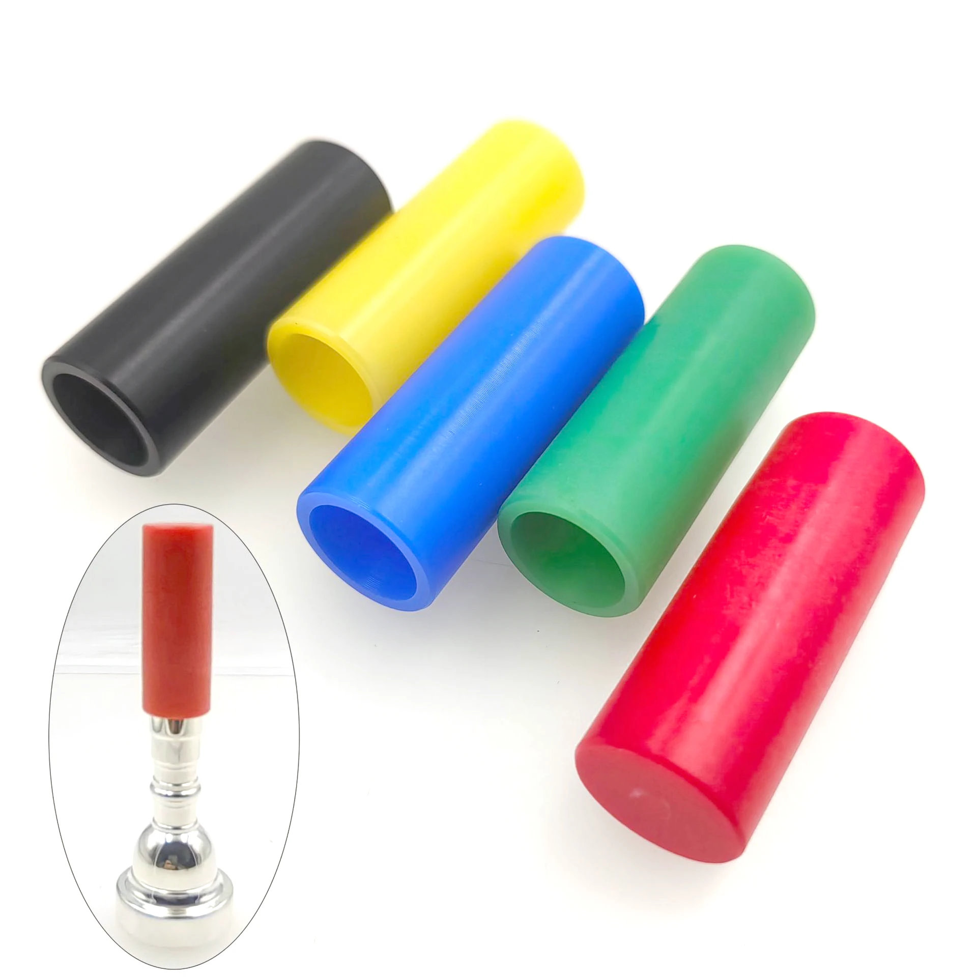 

5 Pieces Trumpet Mouthpiece Cap Multifunction Easy Carrying Sturdy Anti-scratch 3C5C7C instrument accessories