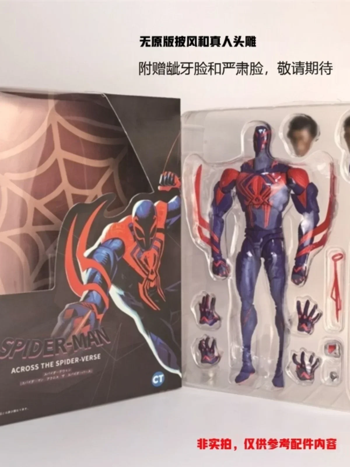 In Stock Ct Toys Spiderman 2099 Anime Figure Miguel O'Hara Action Figure Collectible Model Doll Desk Decoration Toys for Kids