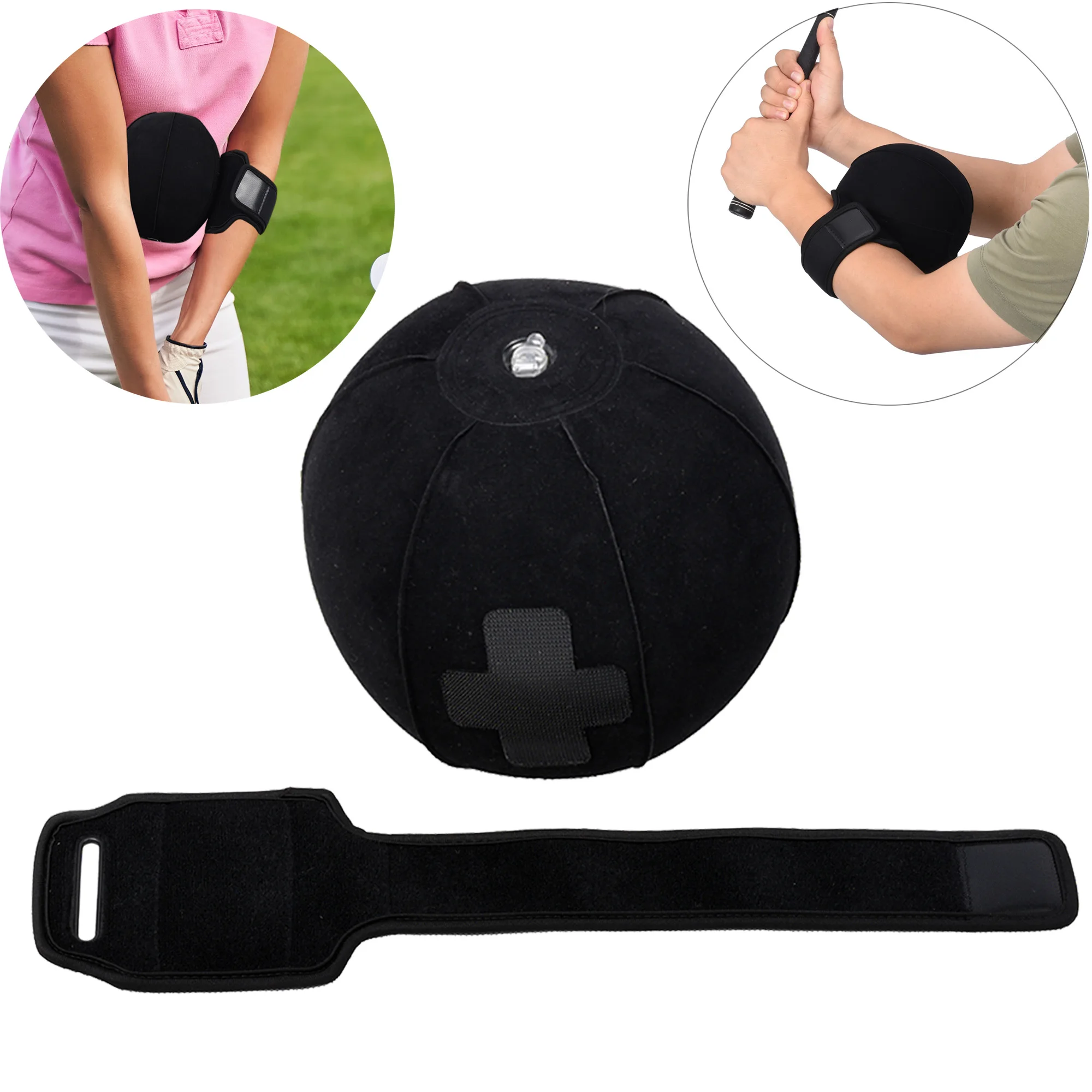 New Golf Training Inflatable Ball Swing Trainer Ball Arm Corrector Posture Correction Putter Practice