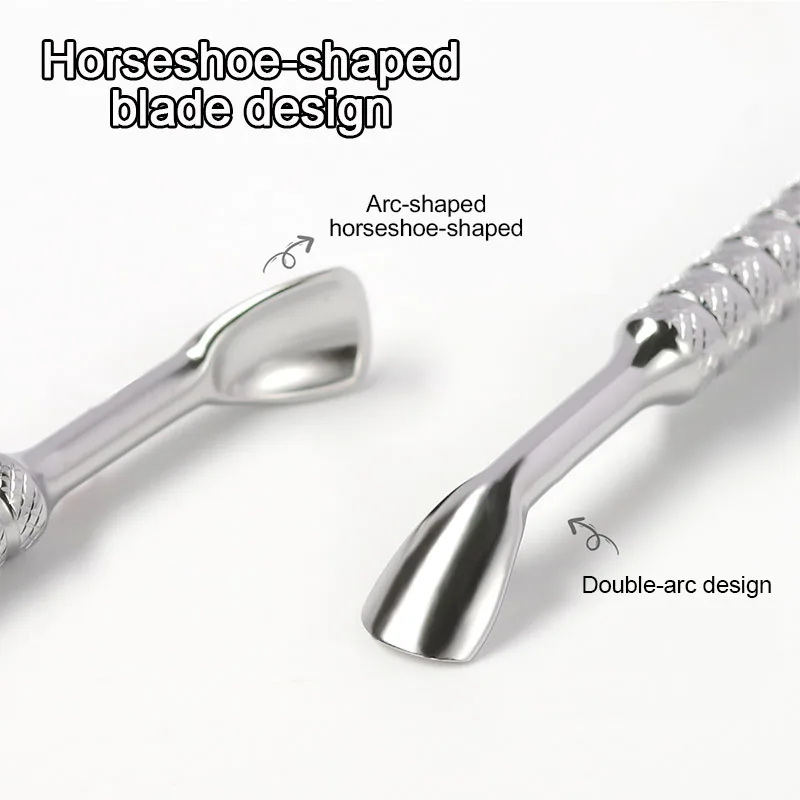 New Push Cuticle Nails Manicure Spatula Cuticle Regrowth Take Out Nail Cuticle Remover Tool Sticks Manicure SPT06