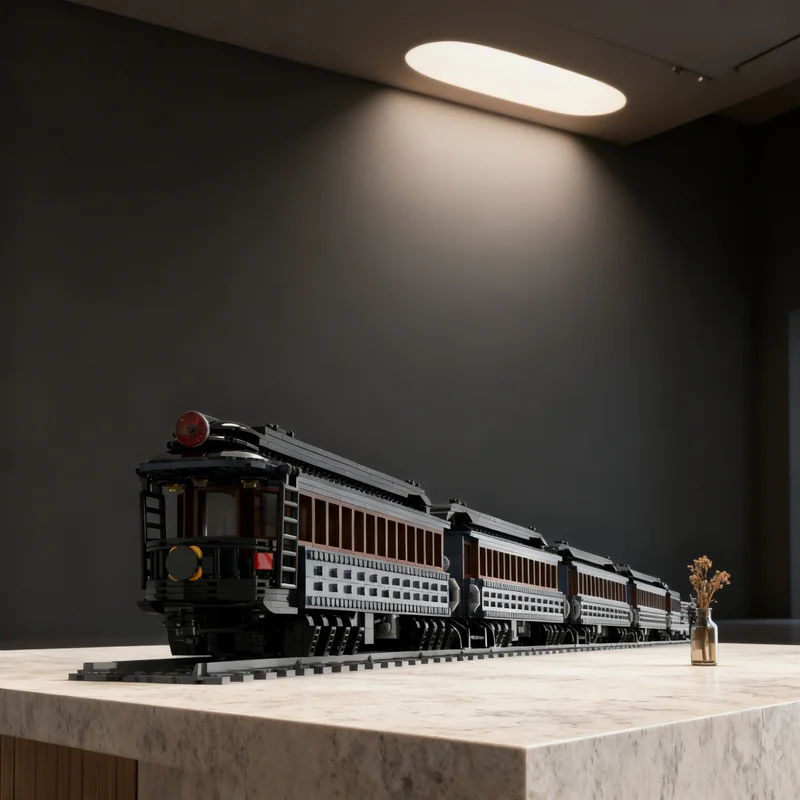 

7284pcs MOC Polar Express Carriages Train Model Building Blocks Architecture Toys Christmas Gifts Education Kids Brick DIY Toy