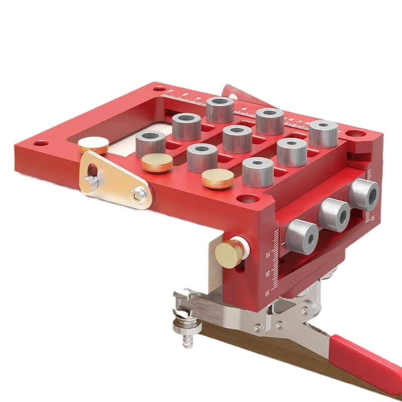 3-in-1 Woodworking Hole Punch Locator Hinge Positioning Tool Precise Furniture Drilling Guide Auxiliary Woodworking Tool