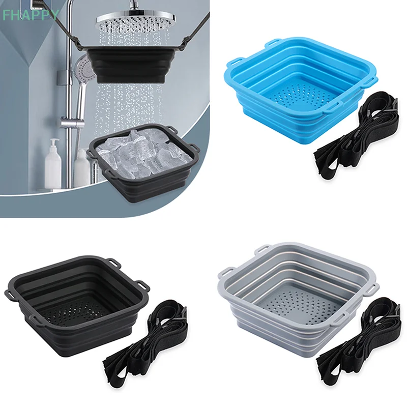 Filter Dusche Regen Dusche Filter Dusche Eis Bad Klapp Tragbare Kühlung Duschkopf Haushalt Bad Wasser Schnelle Wasser Wärme Relief