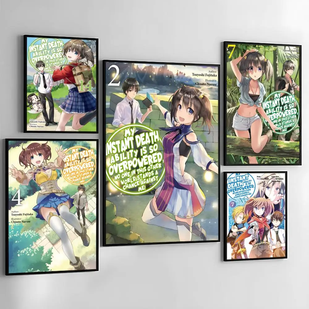 My Instant D-Death Ability is Overpowered Poster Holiday Gifts Decoration Designed For Home Restaurant Office Space Wall Art