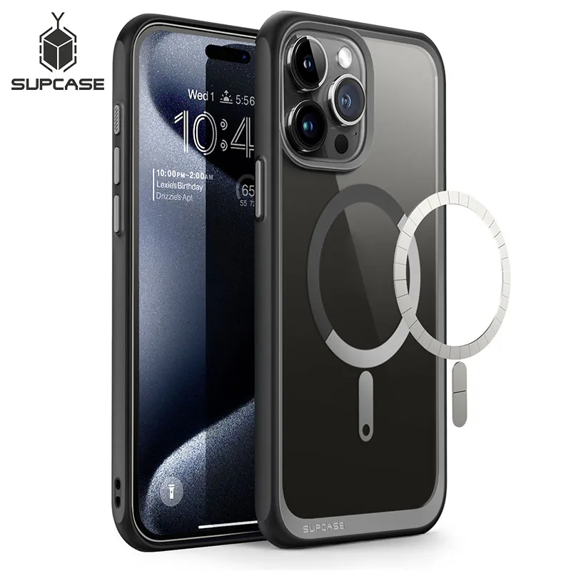 SUPCASE For iPhone 15 Pro Case 6.1 inch (2023) UB Mag Series Premium Hybrid Protective Clear Case Compatible with MagSafe