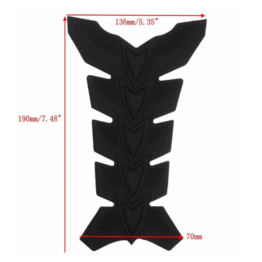 Motorcycle Stickers Rubber Fish Bone Decals Self-adhesive for SUZUKI VZ800 Marauder Bandit 650S RGV250 VS800 Intruder view 2