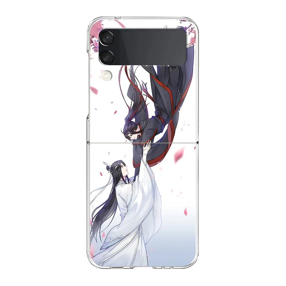 Anime Mo Dao Zu Shi Cute Zflip5 Zflip3 Telefoon Hoesje Voor Samsung Z Flip 3 5G Transparant Hard Shell Z Flip 4 Galaxy Cover Vouwen