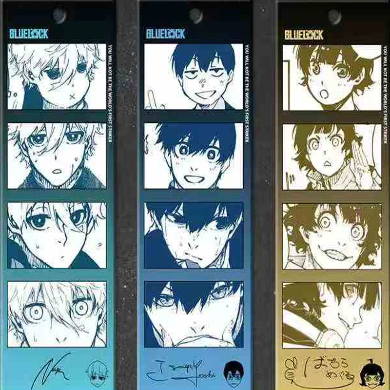 Wholesale Blue Lock Anime Keychain Accessories 40x120mm Official Merch Collection Gift For Fans