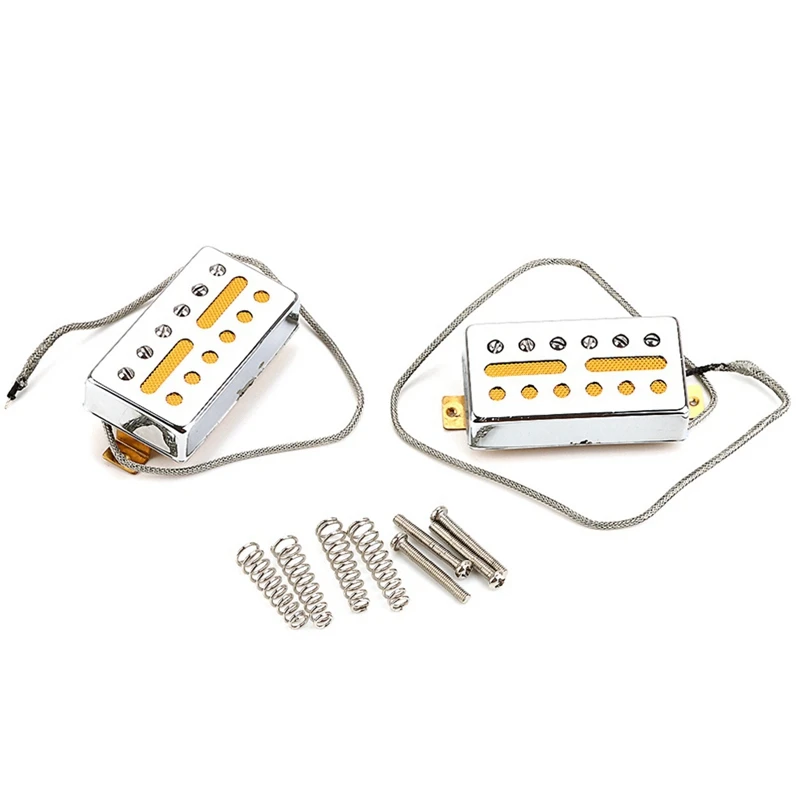 

Alnico 5 Guitar Pickup Neck And Bridge Humbucker Pickups Set For Electric Guitar Accessories Bridge Humbucker Pickup