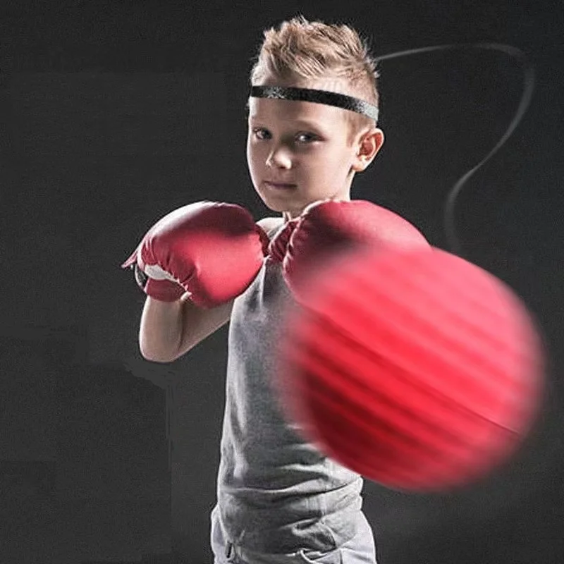 Kid Boxing Magic Bouncy Ball Adult Mini Fight Handband Raction Relax Speed Focus Training Punch Tool antistress Gym Gift Toy