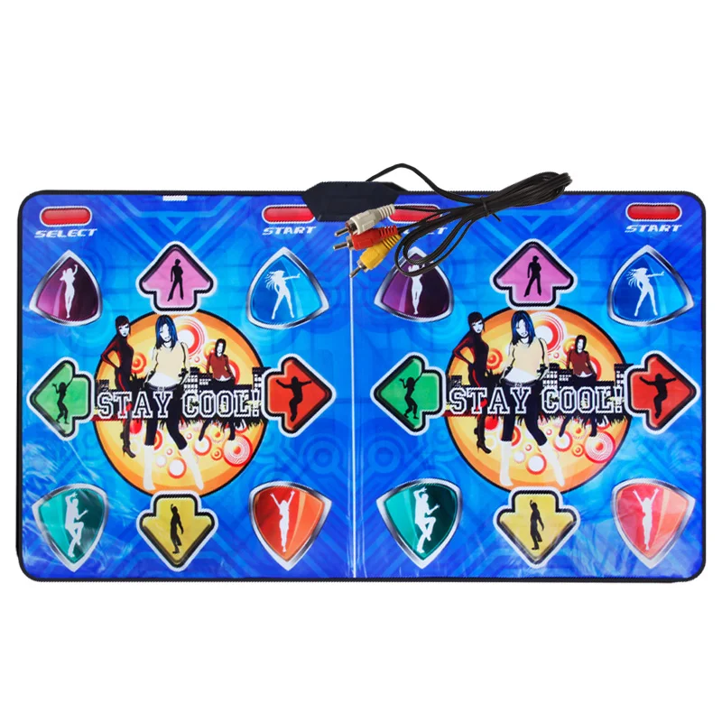 

Computer TV with dual 16-bit wireless dance mat thick USB interface fitness game
