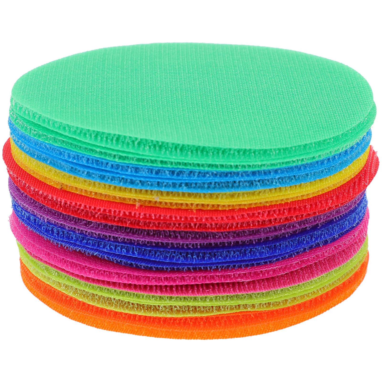 

36Pcs Carpet Marking Stickers for Classroom Colorful Floor Spots Reusable Position Markers for Yoga Exercises Parties Kids