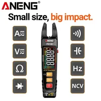 ANENG PN130 U-shaped Clamp Meter Built-in lithium Battery Pliers Tester AC/DC Voltage Current Tools with USB Charge Type-c Cable