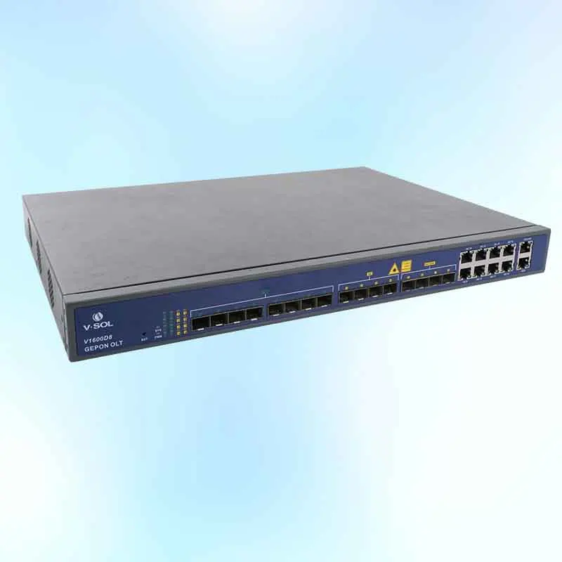 

2026 2025 Vsol V1600D8 8 Pon GEPON 8 port Epon Olt optical line terminal V-solution OLT