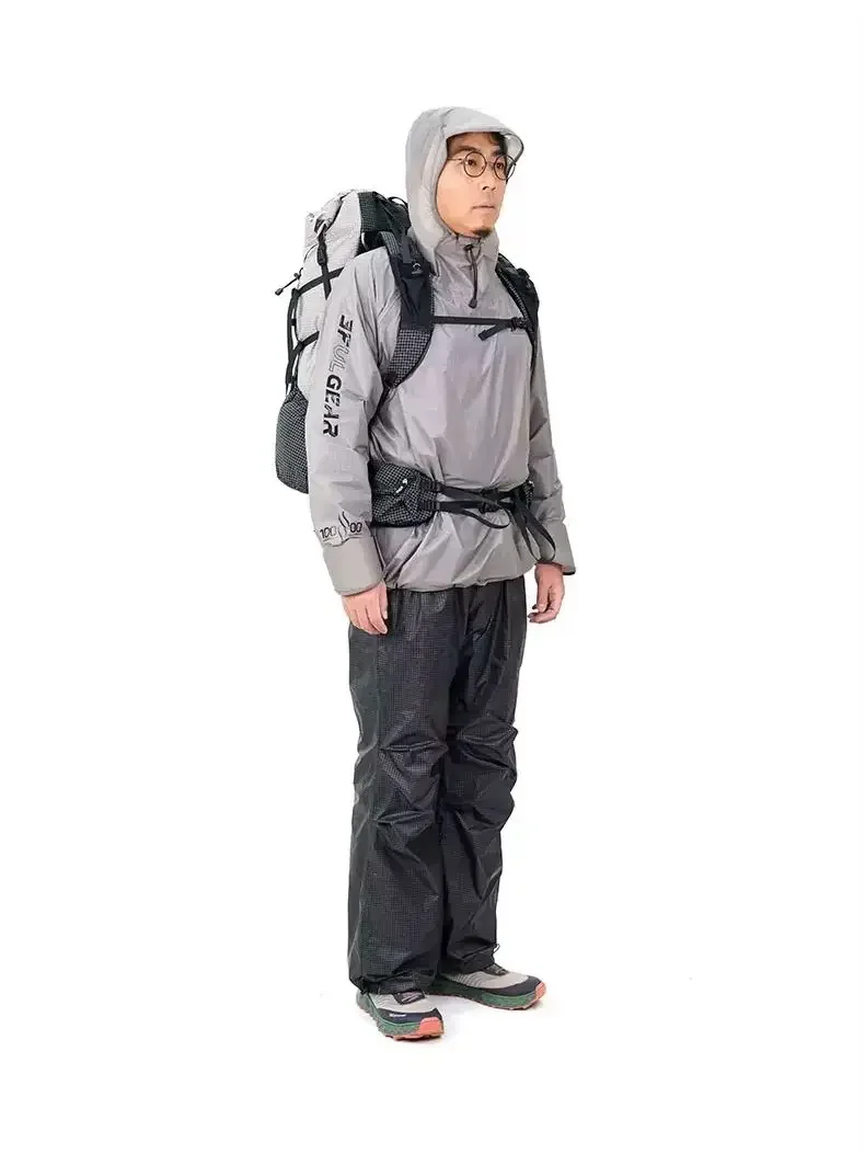 3F UL GEAR Spilt Rain Poncho Pants Ultraleichte Regenmäntel aus 15D-Nylon, wasserdicht, für Radfahren, Camping, Wandern – Detail 26