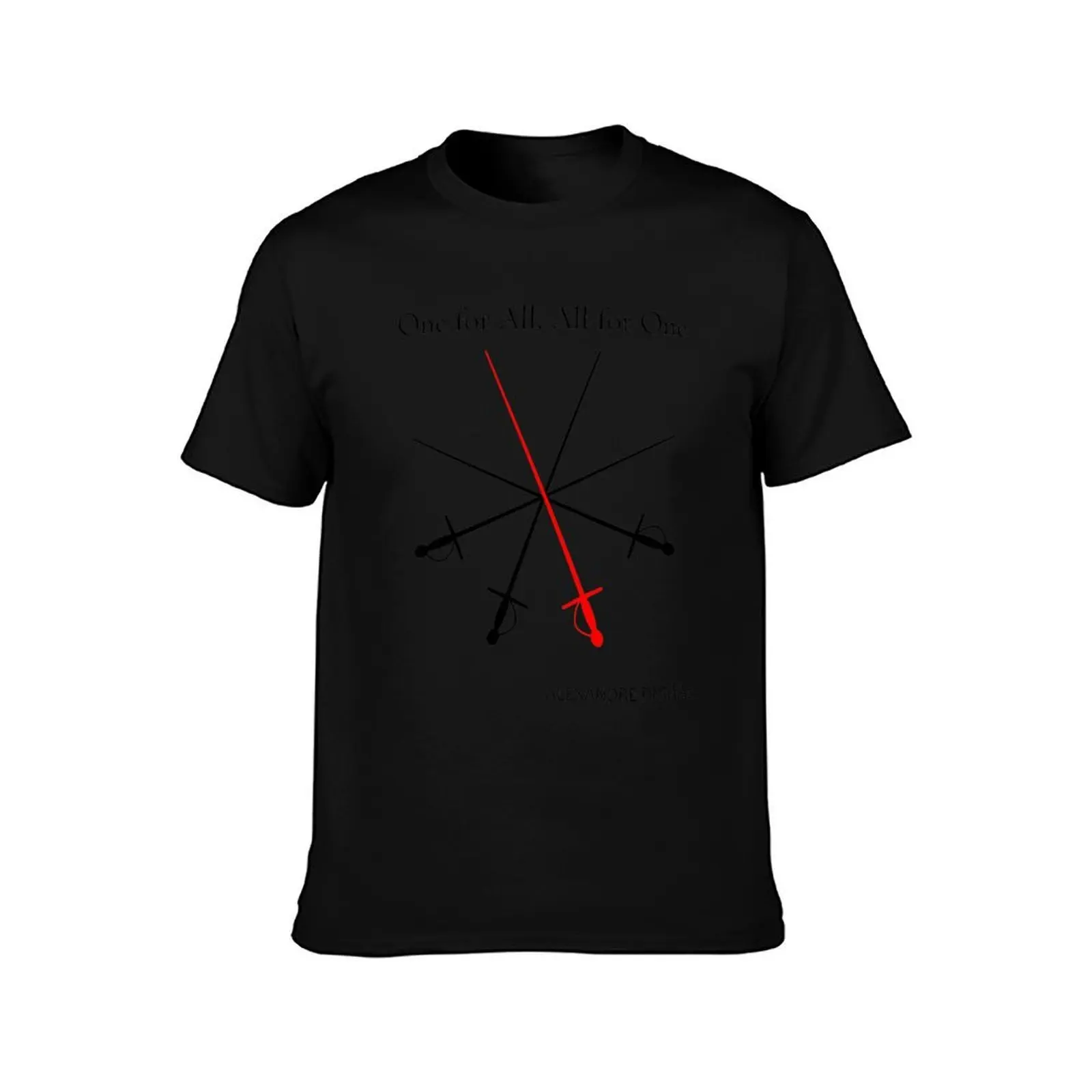 The Three Musketeers T-Shirt, Summer Casual Cotton Tee, Oversized Streetwear Tops, Vintage Graphic Print, Loose Fit Short Sleeve