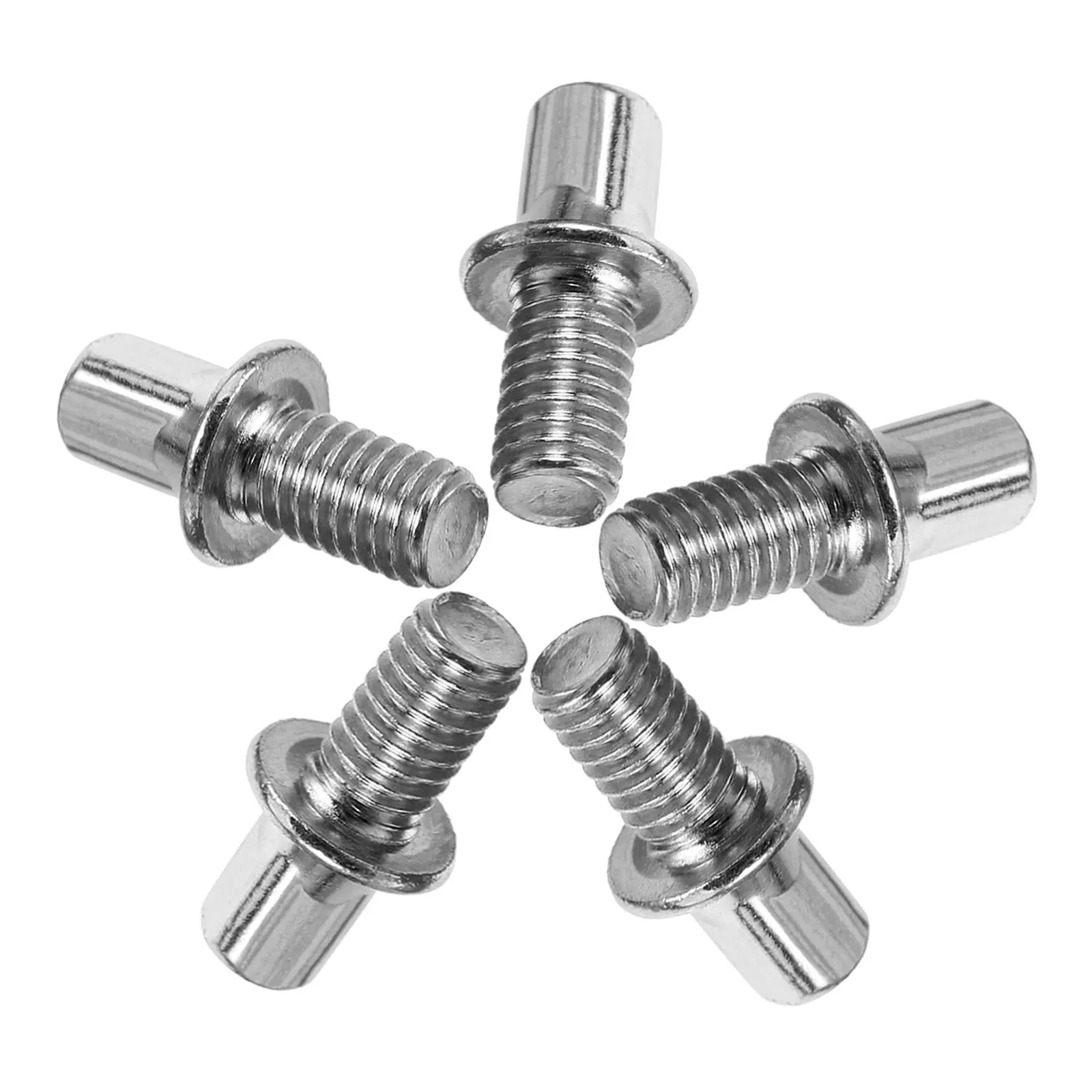 5Pcs Zinc Alloy Drum Pedal Screws Ergonomic Head Stable Fixing Replacement Bass Pedal Parts Drum Set Screw