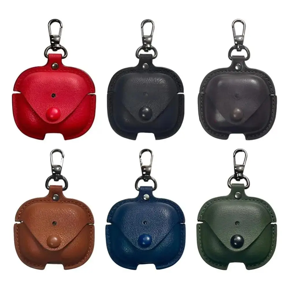 PU couro estojo protetor retro com fivela, fone de ouvido shell, fone de ouvido sem fio capa para airpods 4, novo