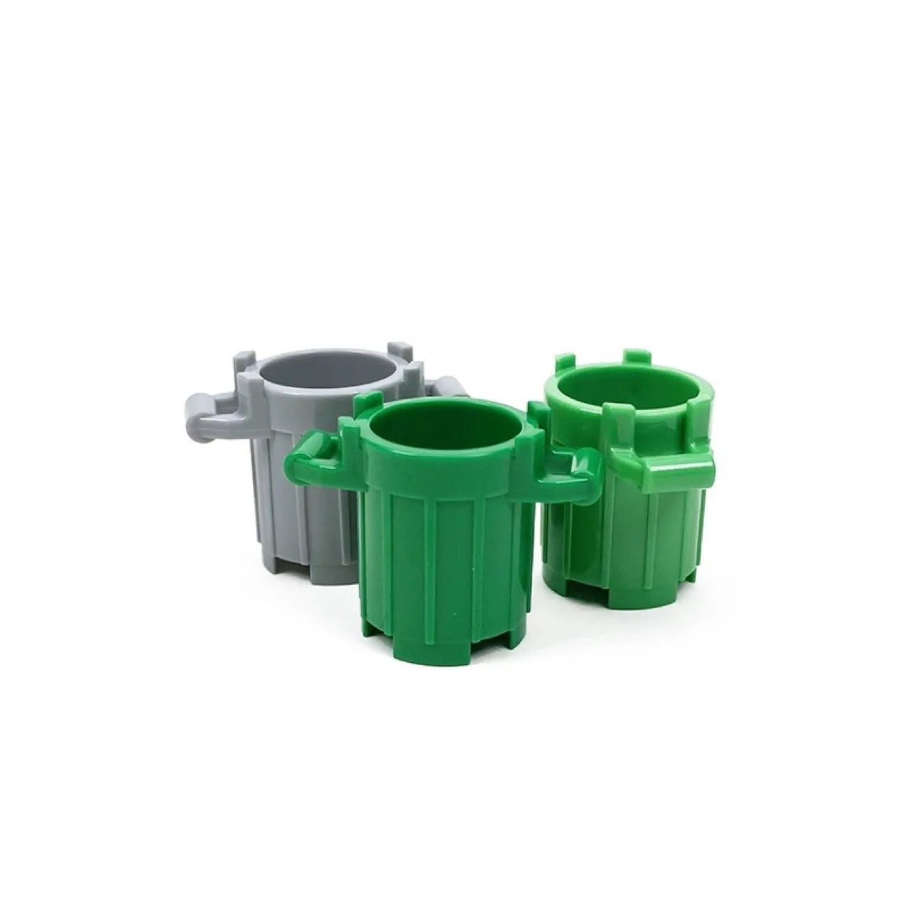 BRICKE Building Block Double-ear Trash Can Parts MOC Accessories 90180 Compatible with LEGO 92926-28967