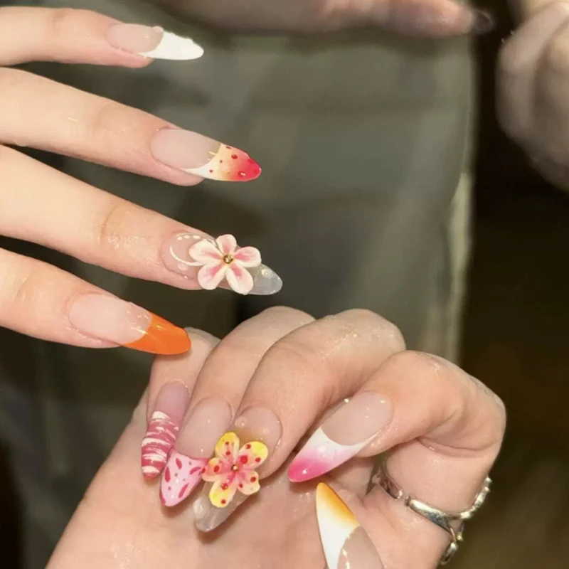 Cinco flores de pétalos, molde de silicona para decoración de uñas en relieve, salón de uñas 3D DIY, accesorios de decoración de uñas, herramienta de manicura