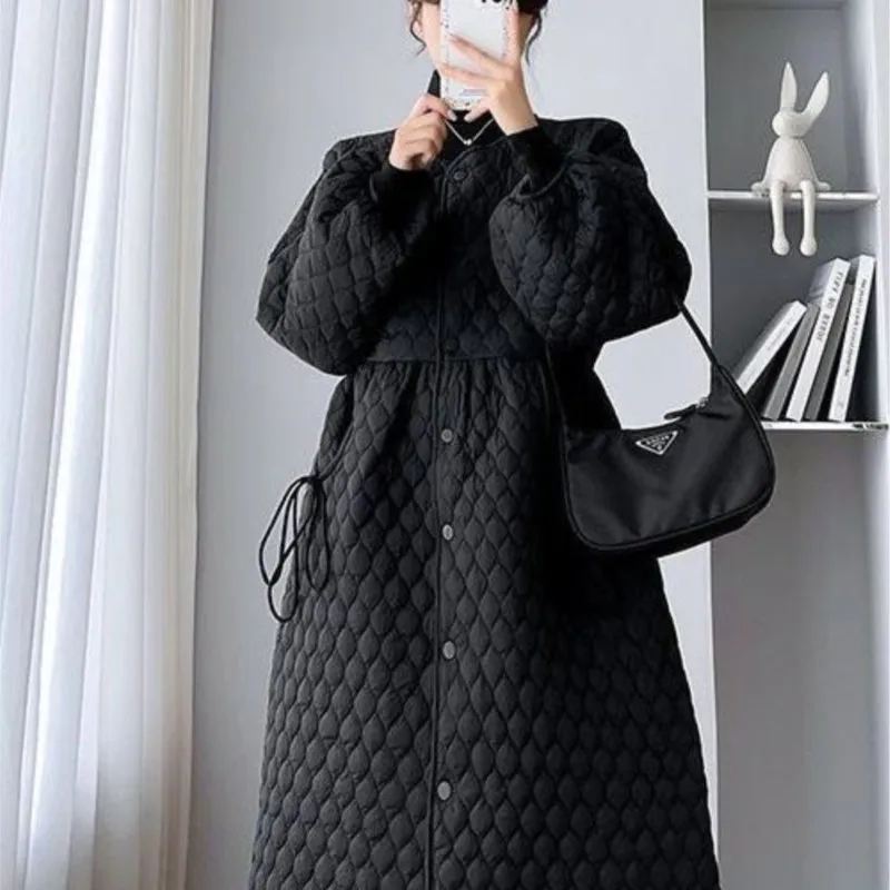 

Pregnant Women's Trendy Solid Color Dress 2026 New Trendy Long Sleeve Coat Dress Pregnant Women's Breathable Black Dress LI992