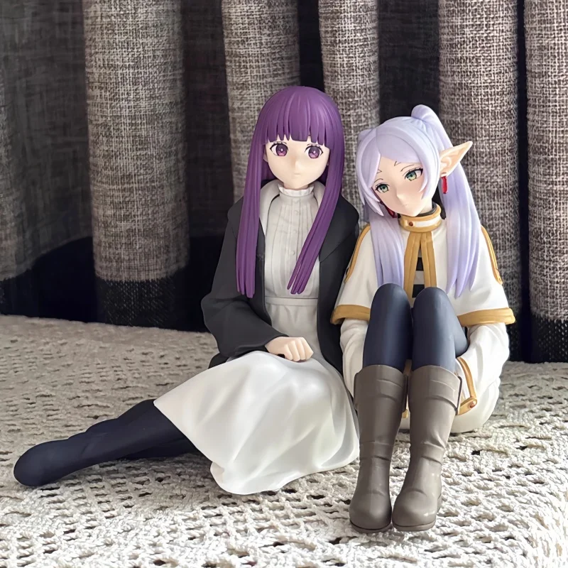 

In Stock Coco Elcoco 1/7 Frieren At The Funeral Frieren Fern Kawaii Original Anime Figure Pvc Model Doll Collectible Toy 11cm Gi