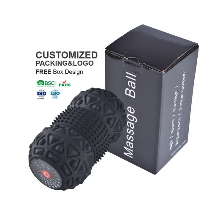 High Quality Custom Design Silicone Foam Roller Massage Ball for Yoga Exercise and Vibration Durable Rubber Material