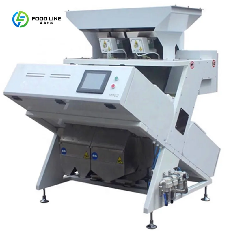 CCD Grain Color Sorter Small Color Selector Machine CCDS-128 for Beans/Rice/Wheat/Maize Custom