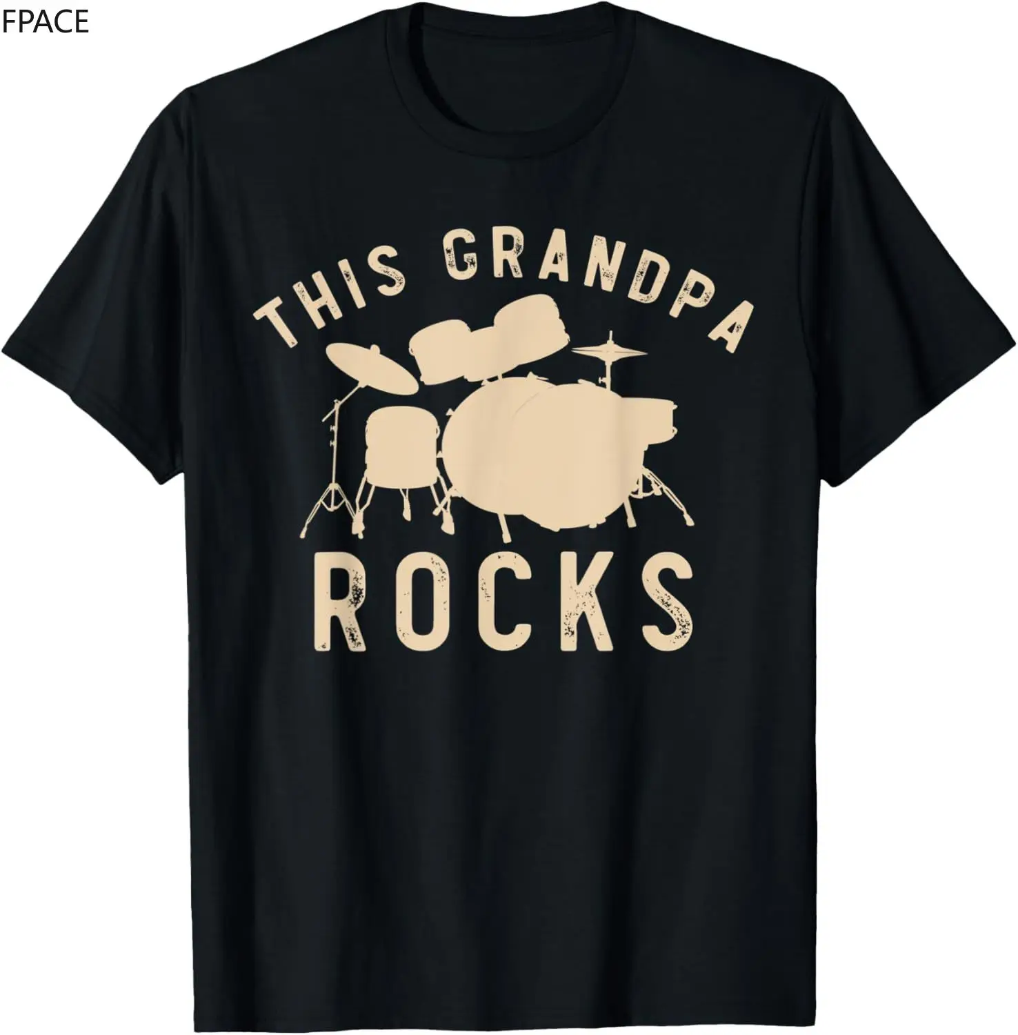 

Mens This Grandpa Rocks Drummer Papa Percussion Funny Drums T-Shirt graphic t shirts men clothing camisas