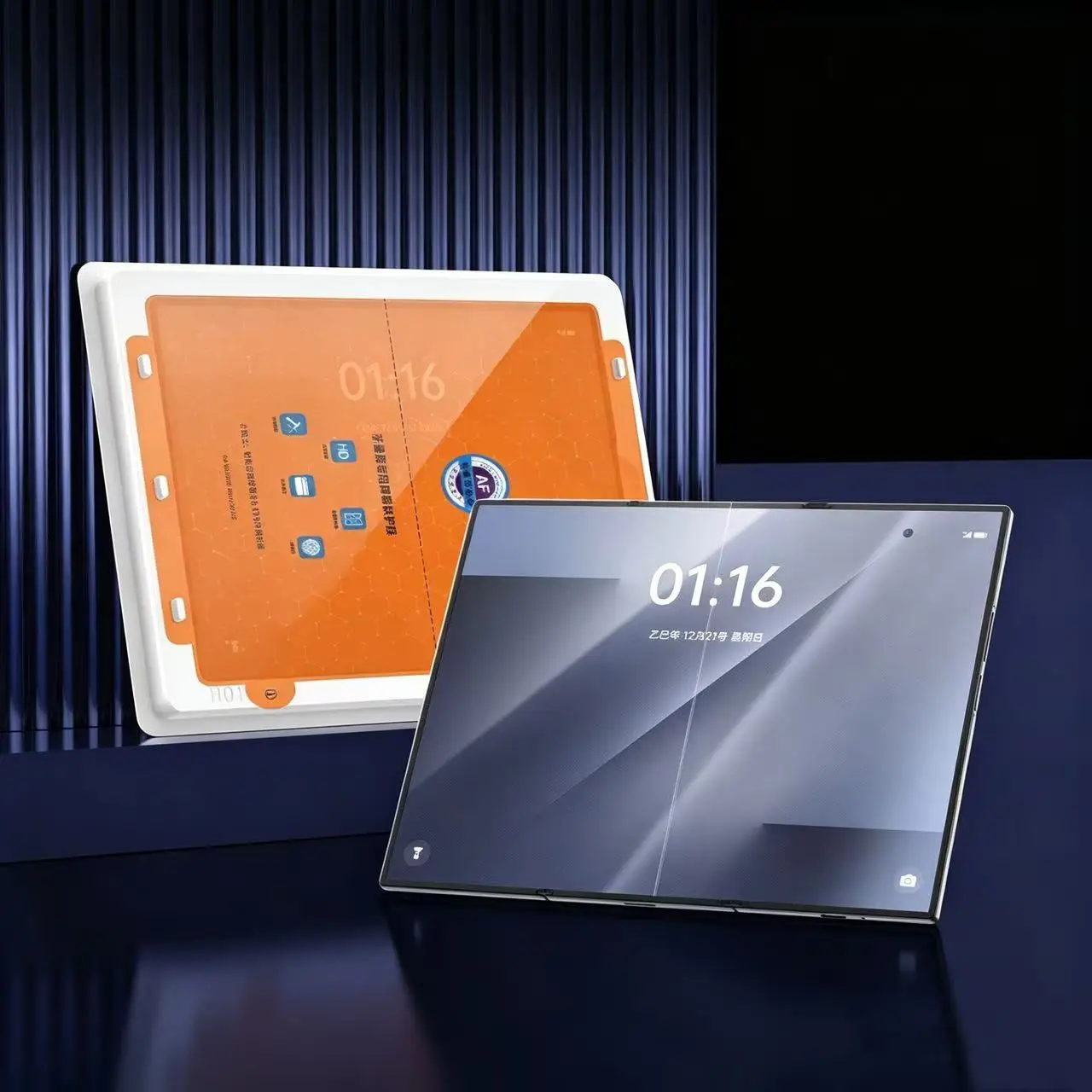 Samsung Galaxy Z Fold7/6/5/4/3 Z Flip3/6/7 – naklejka na wewnętrzny zawias, folia ochronna na ekran z hydrożelową powłoką HD, elastyczna folia z TPU do Galaxy Z. — zdjęcie produktu 2