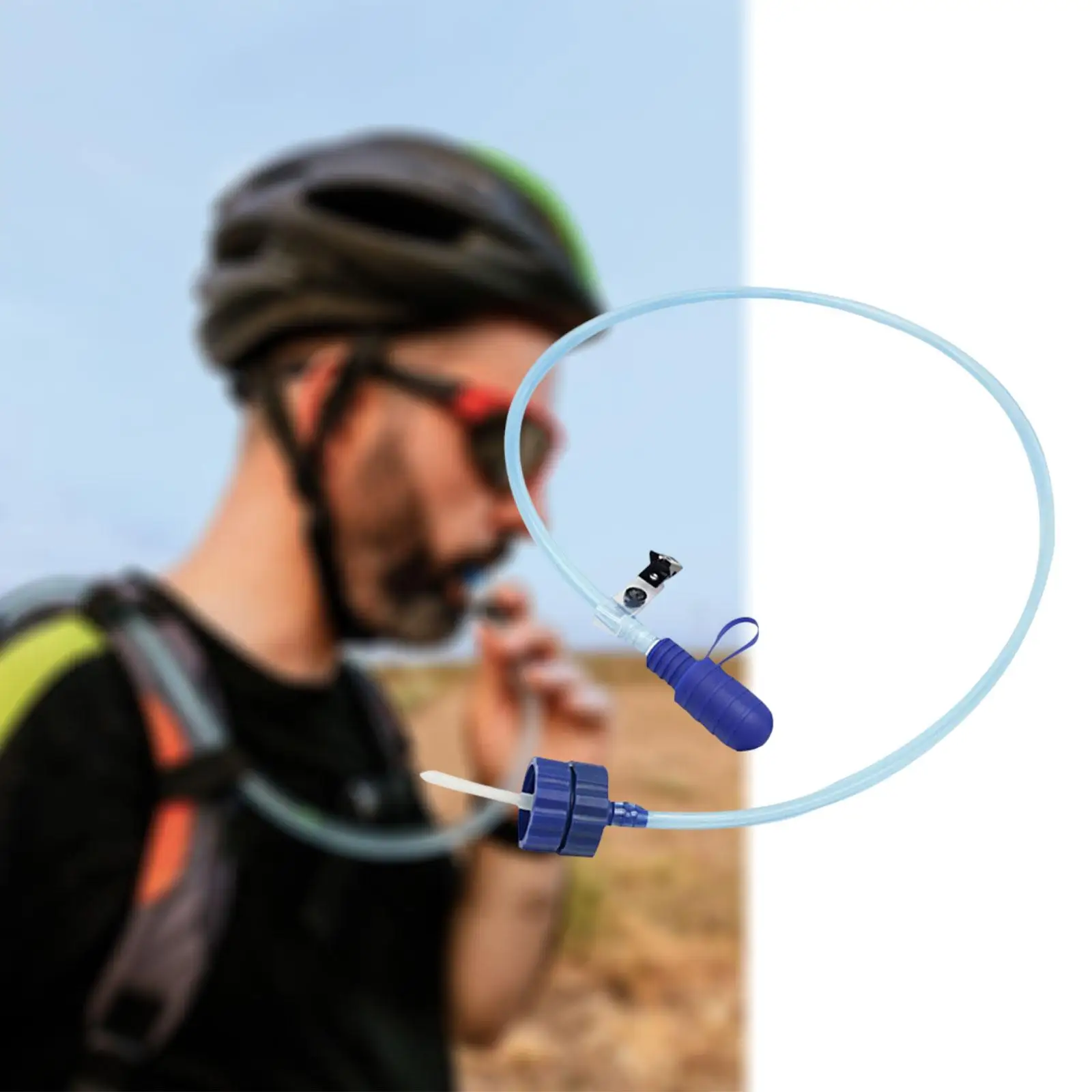 Water Bottle Tube 100cm Hydration Drinking Tube for Hiking Camping Rafting