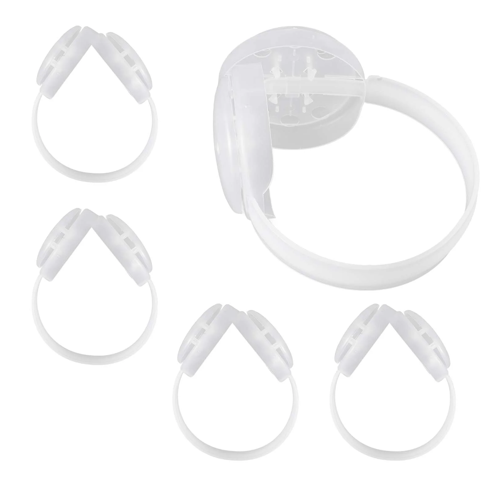 Kit de cadre de cache-oreilles chaud, fournitures de cache-oreilles T1 intérieures, support de cache-oreilles bricolage, accessoires de cadre exécutif, 5 pièces