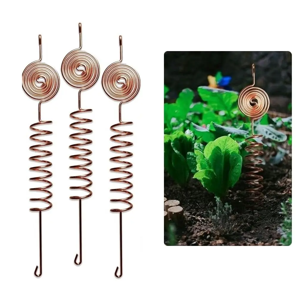 3 piquets de croissance pour plantes, électroculture, énergie orgonique, supports de plantes, piquets en fil de cuivre, pour intérieur et extérieur