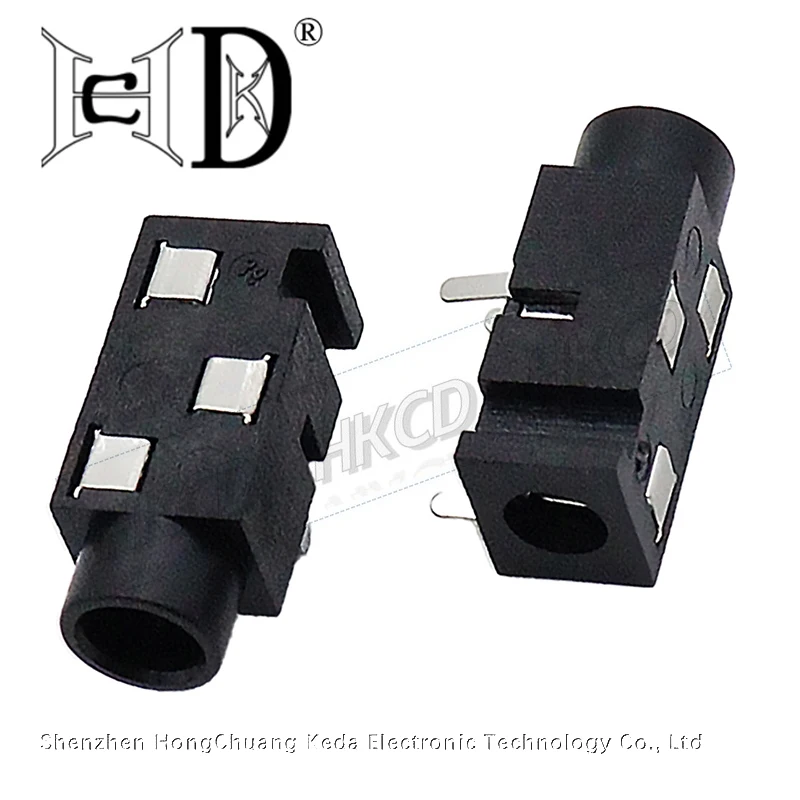 50PCS 3.5MM Headphone Jack PJ-320B Audio Video Female Dual Channel Stereo Jack Socket Stereo Solder Panel Mount PJ320 PJ325
