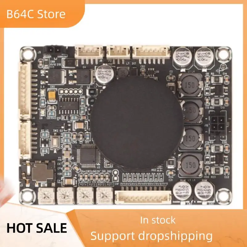 

B64C 1X100w Class D Subwoofer Amplifier Board With DSP Electronic Crossover EQ High And Low Filters JAB3-1100